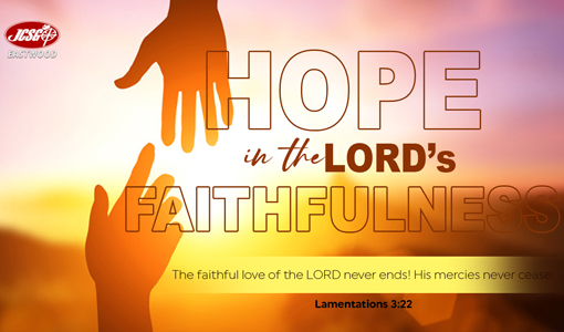 Hope in the Lord's faithfullness